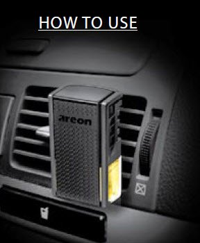 AREON ACL02 Car Perfume Luxury and Elegant 0.27 oz Vent Clip Car Air Freshener, Long Lasting Air Freshener, Car Refresher Odor Eliminator - Silver Scent - Image 4