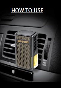 AREON Car Perfume - Vent Clip Car A/C Freshener - Gold Scent - 8 ml. 0.27 Fl Oz. - Image 4